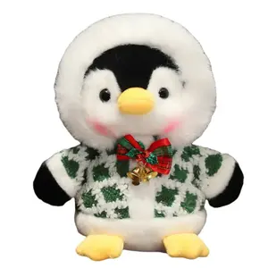 Плюшевая кукла Holiday Limited Edition Christmas Penguin высотой 22 см Handsome, зеленый