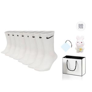 Nike Унисекс носки Crew, набор из 3, 6, 9 пар, белый