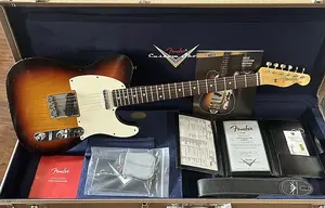 Fender Custom Shop Ltd. 1959 Telecaster Journeyman 2025 - Выцветший/Состаренный шоколадный 3-цветный санберст / 7 фунтов 7,0 унций #CZ584238