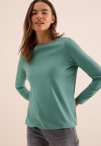 Топ Cecil IN UNIFARBE, Grün/Green