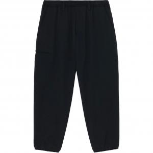 Эластичные шерстяные брюки Yohji Yamamoto, черный