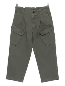 Повседневные брюки с карманами карго C.P. Company Kids, зеленый