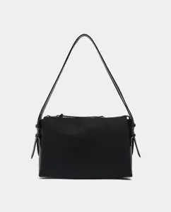 Средняя сумка через плечо с застежкой-молнией, однотонная Parfois, черный