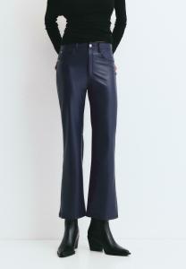 Брюки PULL&BEAR EFFECT KICK FLARED, Dark Blue