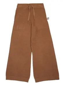 Брюки из смесовой шерсти Nº21 Kids, коричневый