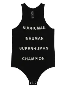 Жилет с лозунгом Rick Owens X Champion, черный