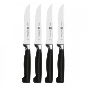 Набор ножей для стейка ZWILLING Four Star из 4 предметов, Stainless Steel-4-Pc