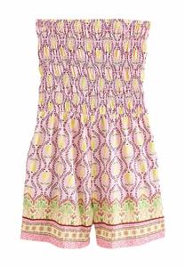 Комбинезон BANDEAU SHIRRED PLAYSUIT Next, фуксия