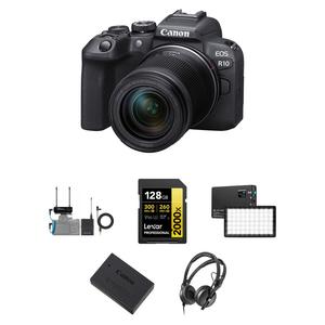 Беззеркальная камера Canon EOS R10 Mirrorless Camera with 18-150mm Lens and Audio