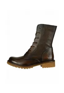 Ботильоны на шнуровке Felmini, Cognac