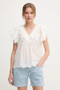 Хлопковая блузка dame Pepe Jeans, белый