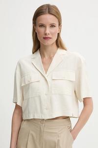 Рубашка Calvin Klein Jeans, бежевый