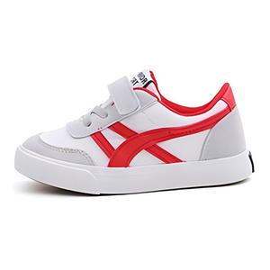 Детские скейтерские кроссовки Kids WARRIOR, бело-красные