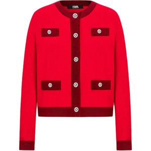 KARL LAGERFELD / Karl Lagerfeld Jeans Вязаный свитер KARL LAGERFELD женский красный
