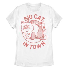 Футболка с рисунком «Большой кот в городе» от Disney/Pixar для юниоров «Лука Макиавелли» Licensed Character