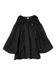 Платье с кружевными вставками Pinko Kids, черный