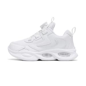 Marcolor Кроссовки для бега для детей с низким верхом, противоскользящие, амортизирующие, устойчивые к истиранию, белые