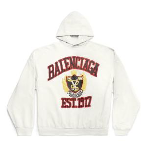 Худи Balenciaga DIY College Hoodie 'White', белый