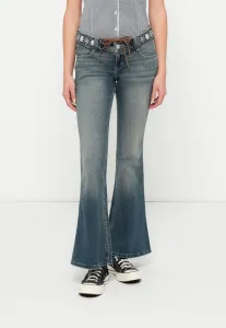 Модные джинсы-клеш из санта-моники Hollister Co., Blue Denim