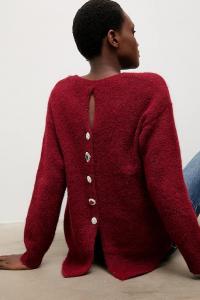 Шерстяной свитер Answear.Lab, бордовый