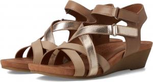 Туфли Cobb Hill Women's Helin, Taupe/Gold Leather