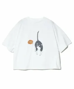 Футболка с принтом COLORK/Karak mew CAT (женская) Gsc Womens Select, цвет White