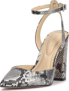 Женские туфли-лодочки с заостренным носком Jessica Simpson Nazela, Chrome Metallic Snake