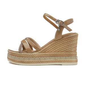 Женские сандалии на одной застежке POOQ, Apricot