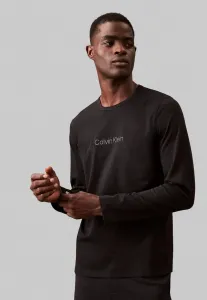 Пижамная футболка с логотипом Calvin Klein Underwear, Black