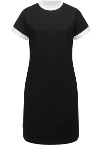 Платье-рубашка в стиле рэгвир "Katchi Solid", стильное летнее платье в стиле рубашки Ragwear, черный