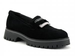 Женские лоферы Vanna черного цвета Softwaves, черный