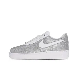 Nike Кроссовки Air Force 1 с противоскользящим эффектом, увеличивающие рост, для скейтбординга, унисекс, белые