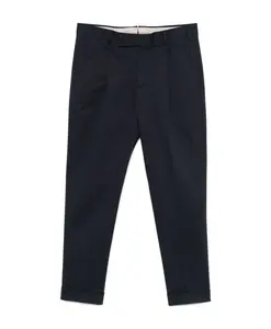 Синие классические брюки, удобный стиль. Pt Torino, синий