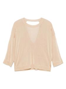 Топ тонкой вязки Peserico, нейтральный