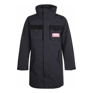 Куртка men's hooded long black jacket Air Jordan, черный