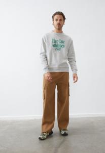 Брюки карго Pier One, коричневый