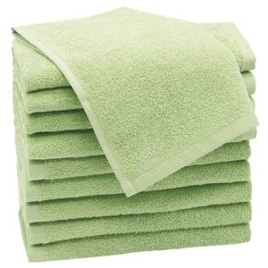 Гостевое полотенце Zollner 00000086 10er-Set, светло-зеленый