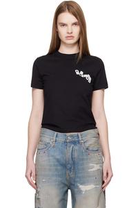 Футболка с изображением домино «Amiri», черный