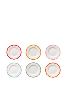Набор Petalo из шести тарелок Bitossi Home, белый