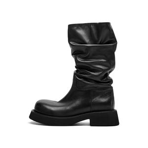 Сапоги женские черные 4,5 см CHERYKALLY, Black