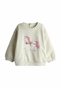 Толстовка с аппликацией Jojo Maman Bébé, Grey Marl Unicorn
