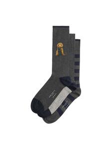 Носки Hackett London Harry, Light grey/Dark grey