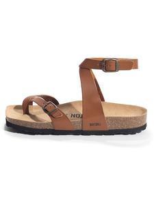 Босоножки на ремешках Bayton SWAN, светло-коричневый