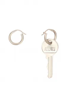 Серьга в виде ключа Mm6 Maison Margiela, серебристый