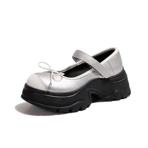 Туфли Мэри Джейн женские Earl Cat, серебряный