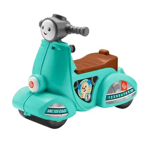 Самокат-мотоцикл Fisher Price со звуковым сопровождением, синий