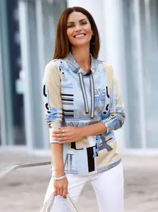 Толстовка "Вдохновение" Inspirationen, цвет Himmelblau-Ecru