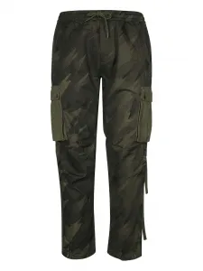 Брюки-карго камуфляжного цвета Maharishi, зеленый