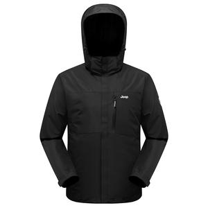 Куртка ветровка унисекс Jeep, лава красная женская (3 в 1)