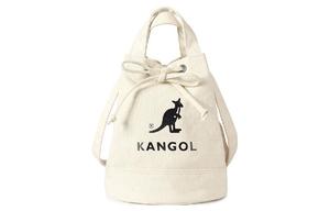 Хлопковая сумка-ведро, через плечо, кроссбоди, повседневная унисекс Ecru KANGOL